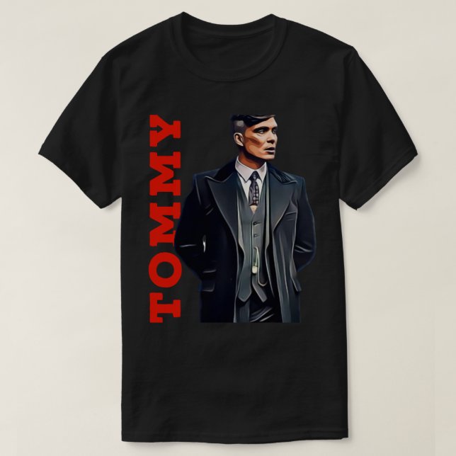 T-shirt Tommy Shelby, Peaky Bli (1) (Design devant)