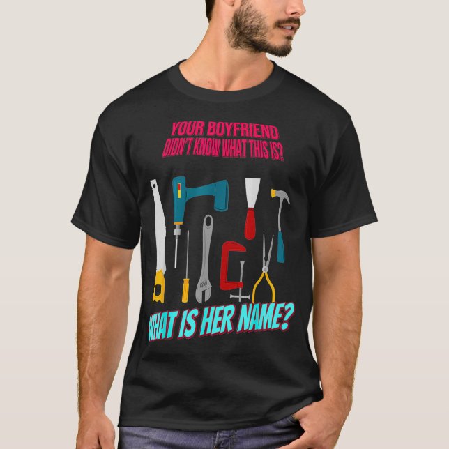 T-shirt Ton copain ne savait pas que c'était drôle mignon  (Devant)