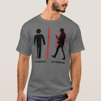 T-shirt Ton Mari Mon Mari Tueur série Halloween Pa
