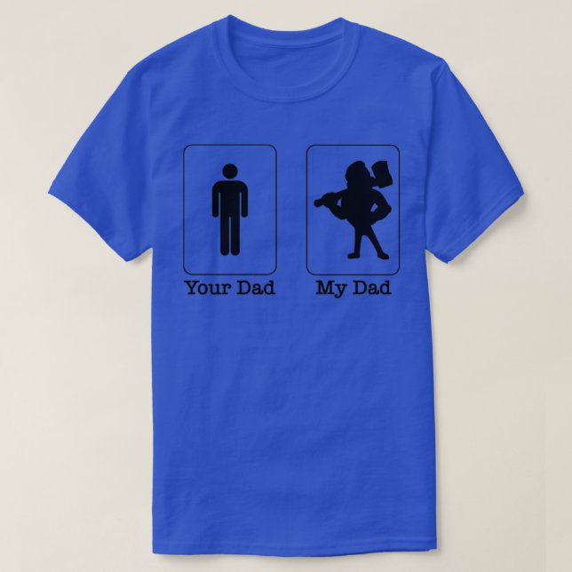 T-shirt Ton père contre mon loggerLumberjack Papa (Design devant)