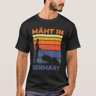T-shirt Tond en Allemagne Jardinage Paysagiste Pelouse