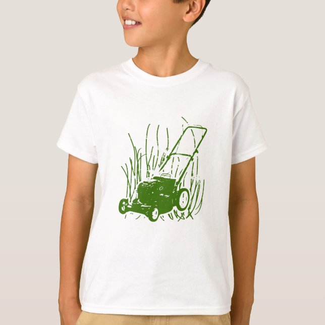 T-shirt Tondeuse à gazon (Devant)