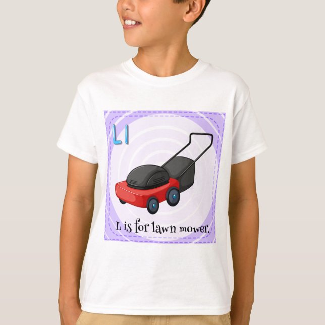 T-shirt Tondeuse à gazon (Devant)