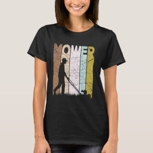 T-shirt Tondeuse à gazon Jardinier vintage Rétro Tonte de