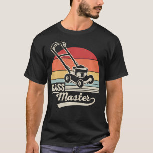 T-shirt Tondeuse à gazon rétro vintage drôle de tonte de p