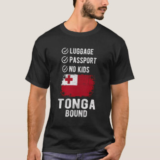 T-shirt Tonga Souvenir Voyage Vacances Tonga