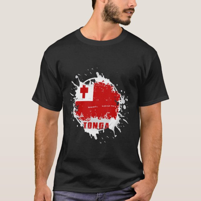 T-shirt Tonga Splash (Devant)