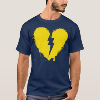 T-shirt Tonnerre et coeur