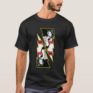 T-shirt Tonnerre fille avec cornes