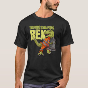 T-shirt Tonnosaurus Rex Bin Dinus Dinus Enlèvement des déc