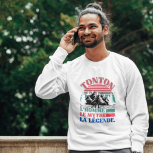 T-shirt Tonton l'homme Le Mythe la légende Cadeaux Vintage