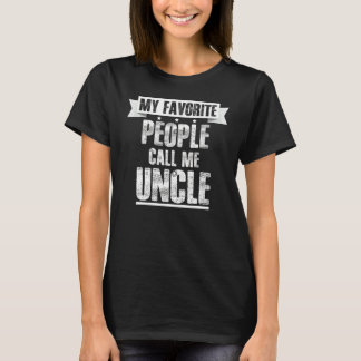 T-shirt Tontons Mignons Fête des Pères Mes Personnes Préfé