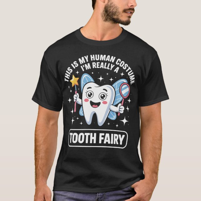 T-shirt Tooth Fairy Cute Costume Funny Teeth (Devant)