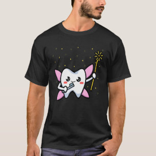 T-shirt Tooth Fairy Tooch Brush Dental Hygiéniste Dentiste