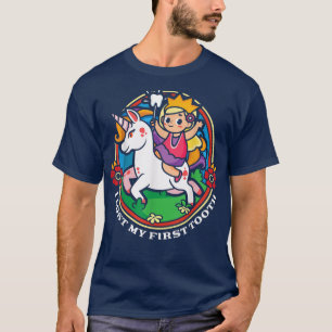 T-shirt Tooth Rainbow Dentist Unicorn Lover Cute Princesse