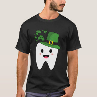 T-shirt Tooth With Dental Assistant St Patricks Day