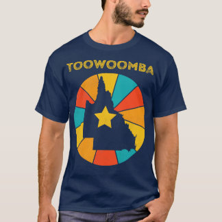 T-shirt Toowoomba Queensland Souvenir Vintage en détresse 