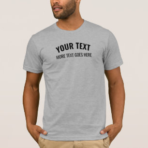 T-shirt Top Élégant Moderne Hommes Heather Grey Manches co