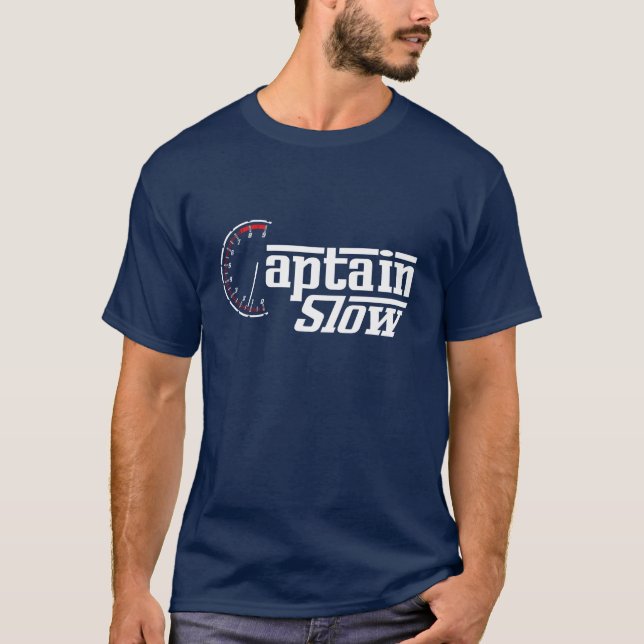 T-shirt Top Gear James May Captain Slow (Devant)