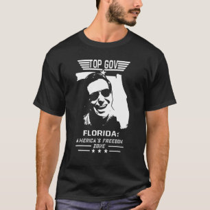 T-shirt Top Gov Ron Desantis Floride Amérique de la libert