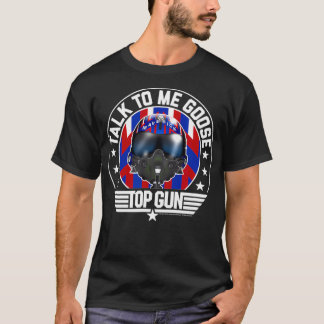 T-shirt Top Gun Parlez-Moi Goose Maverick Casque