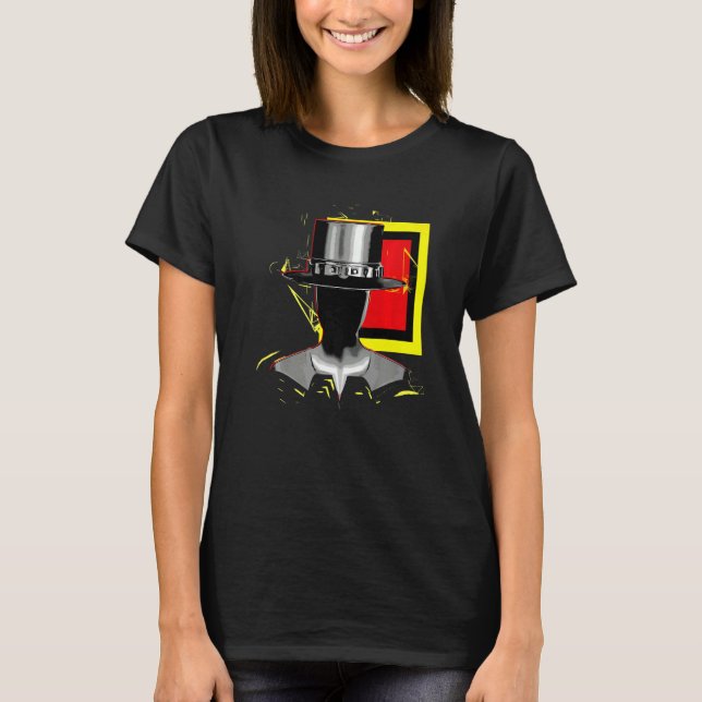 T-shirt Top Hat Honey Money (Devant)