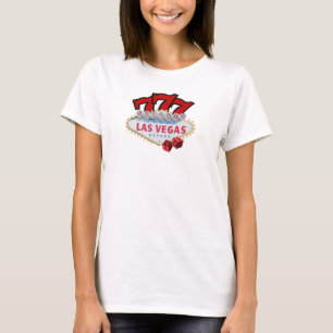 T-shirt Top Lady Luck Las Vegas Dames Spaghetti