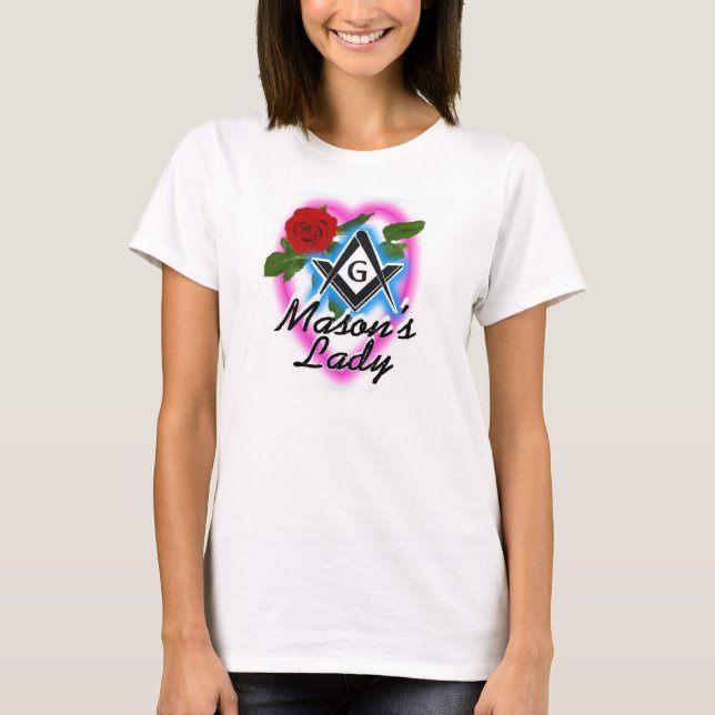 T-shirt Top maçonnique de la dame (Devant)