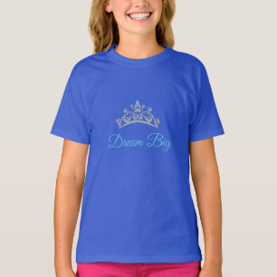 T-shirt Top Miss America USA Girl's Dream Big Tiara
