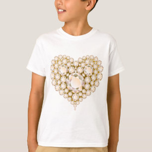 T-shirt Topaz Heart Gems