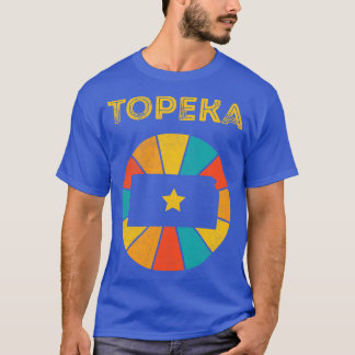 T-shirt Topeka Kansas Souvenir Vintage en détresse 1