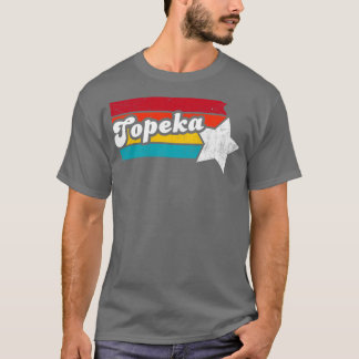 T-shirt Topeka Kansas Souvenir Vintage en détresse 2