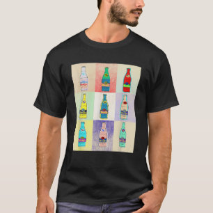 T-shirt Topo Retro Arts déçus Chico tenues en bouteille 