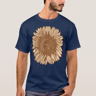 T-shirt Tops Tendances Tournesol Pour Femmes Tee - shirts 