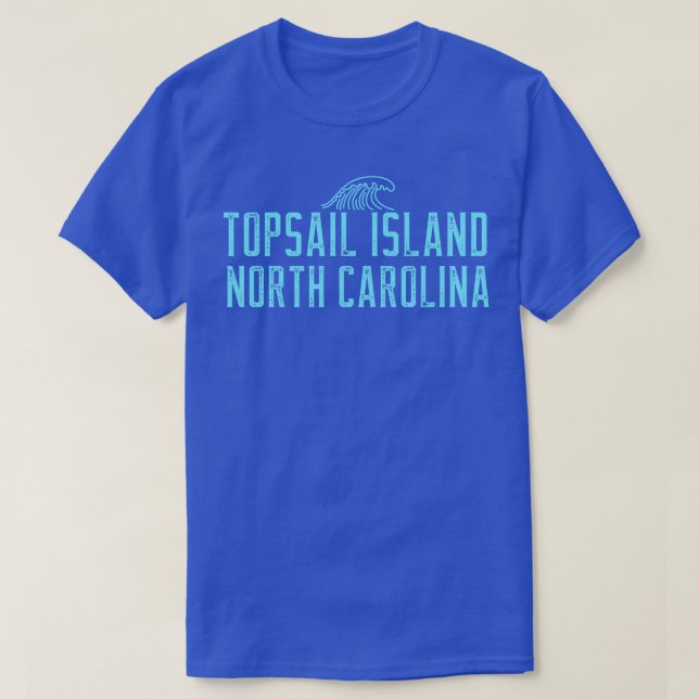 T-SHIRT TOPSAIL ISLAND CAROLINA NORD 5 (Design devant)