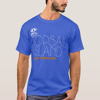 T-shirt Topsail Island North olina Ummertime Umrella