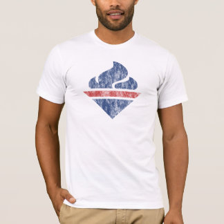 T-shirt Torche rétro (toile Bella)