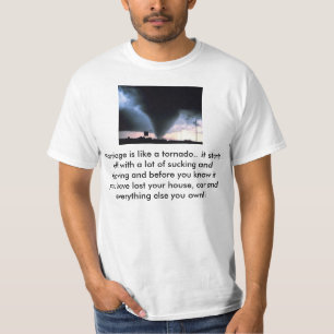 T-shirt Tornade contre le mariage