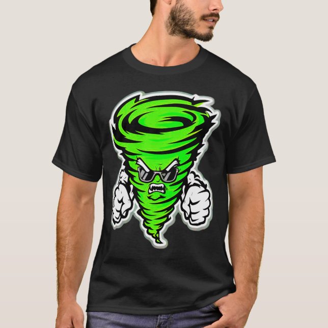 T-shirt Tornade gothique - Je suis l’oeil de la tempête (Devant)