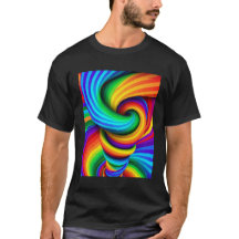 Tornade Vortex Arc-en-Ciel Tordu - Illusion d'Opti