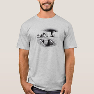 T-shirt Tornado Maison Cave avec Croix