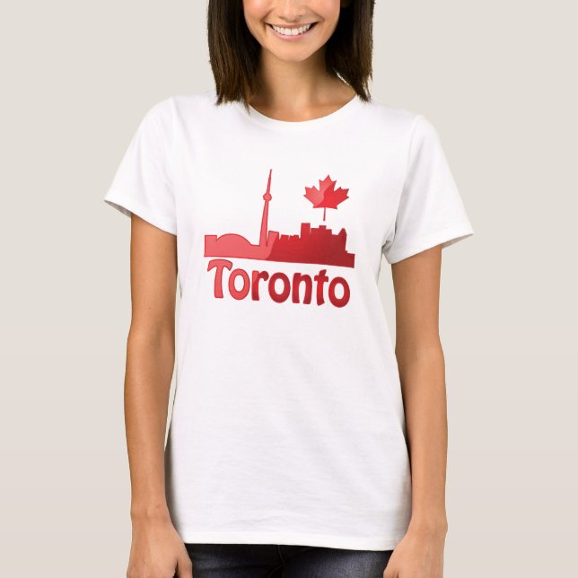 T-shirt Toronto brillant (Devant)