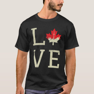 T-shirt Toronto Love Canada Day Maple Fier Drapeau canadie