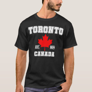 T-shirt Toronto Ontario Canada Feuille d'érable Fierté can