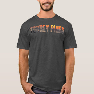T-shirt Torrey Pines State Beach Surf California Sunset