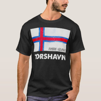 T-shirt Torshavn Faroe Islands Flag Torshavn