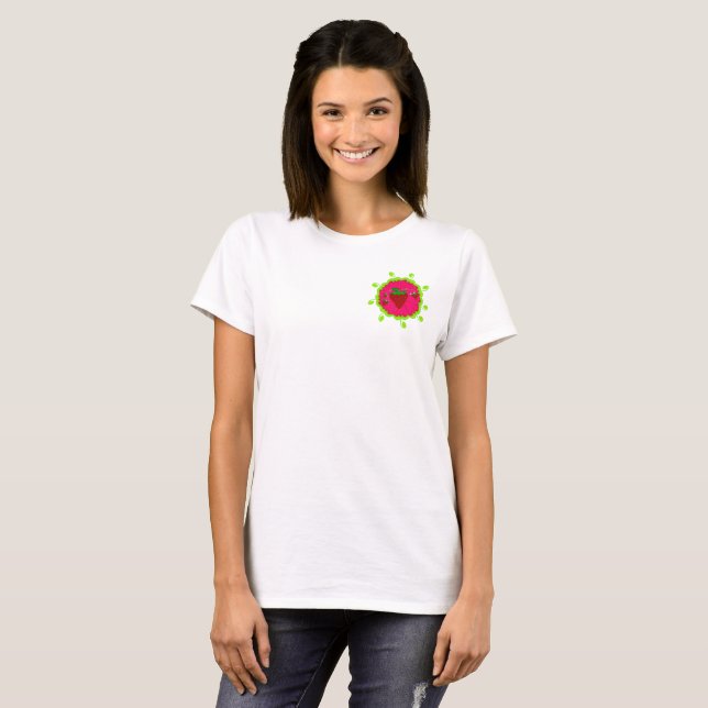 T-shirt torsion sur fraises (Devant entier)