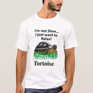 T-shirt Tortoise Je Veux Juste Détendre Animal Drôle