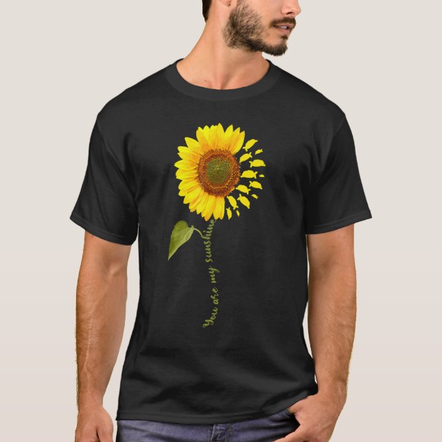 T-shirt Tortoise Sunflower (Devant)