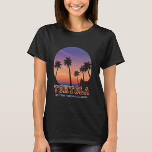T-shirt Tortola British Virgin Islands Sunset Beach